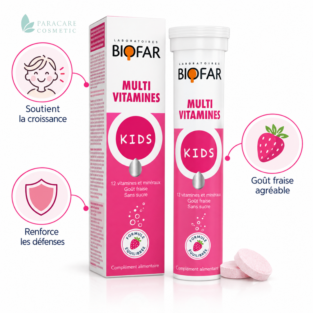 Biofar Co Kids Multivitamines 20 comprimés Effer