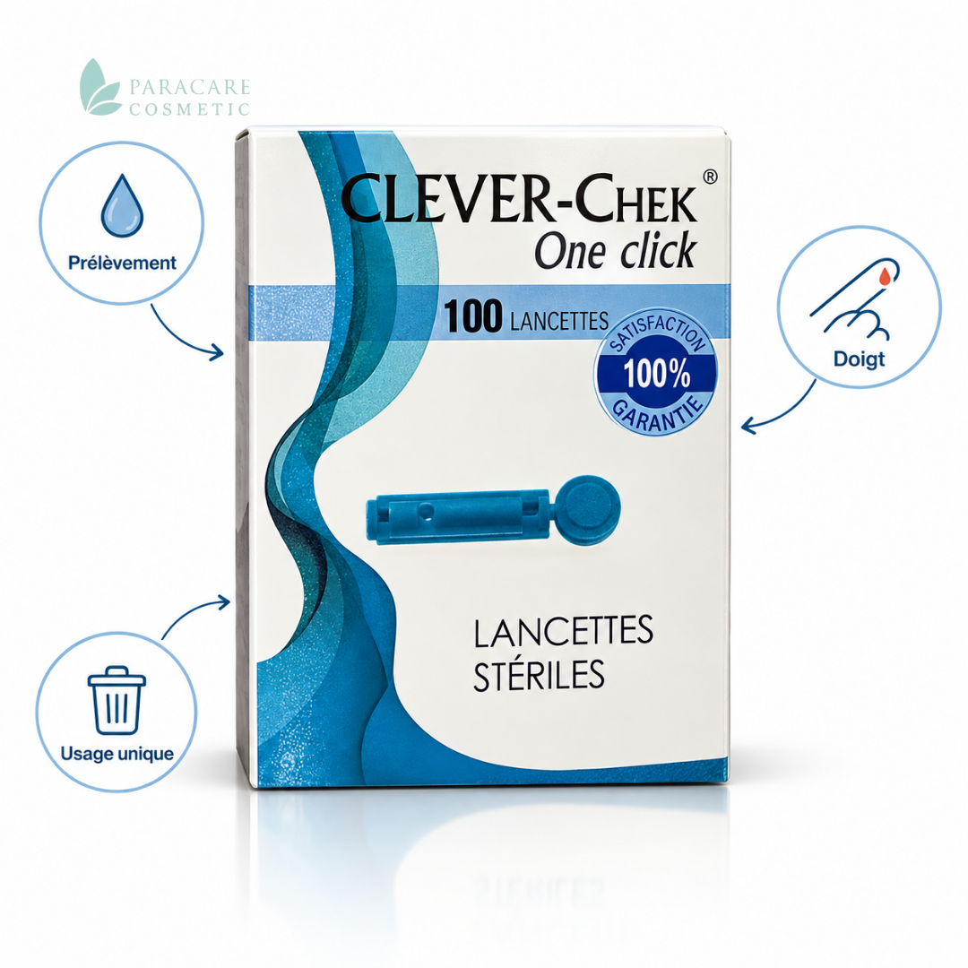 Clever Chek Lancettes Bleu Standard B100
