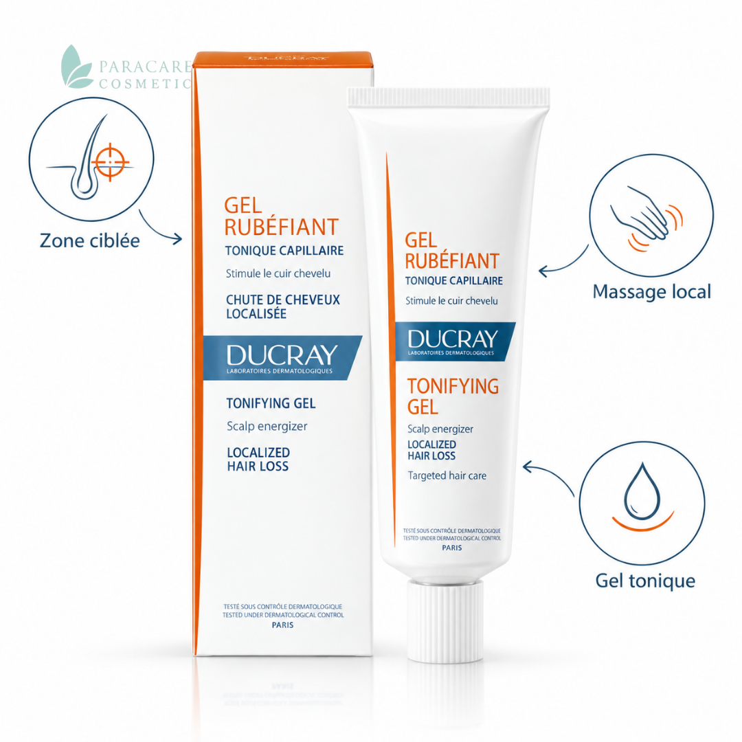 Ducray Gel Rubefiant Tonique Capillaire – 30 ml
