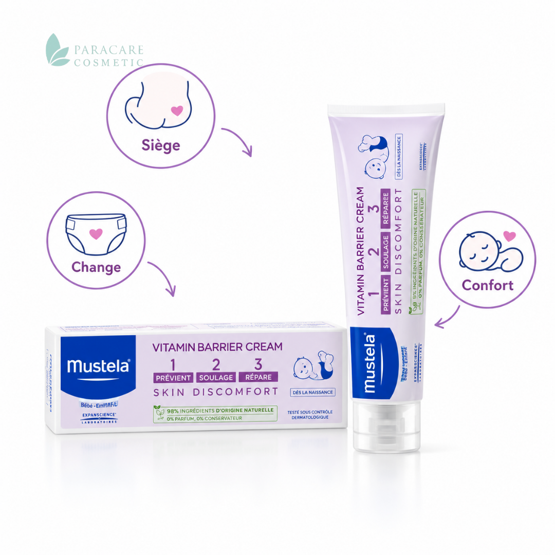 Mustela Crème de Change Vitamin Barrier Cream 1 2 3 – 100 ml