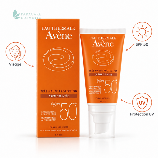 Avène Très Haute Protection Crème Teintee Peaux Sensibles Sèches SPF 50 + – 50 ml
