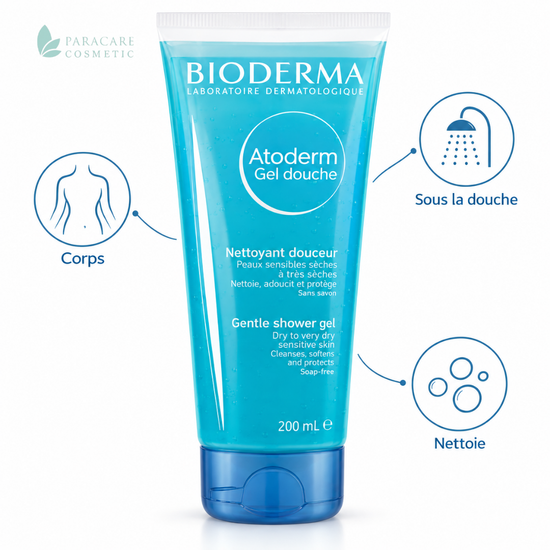 Bioderma Atoderm Gel Douche Nettoyant Douceur – 200 ml