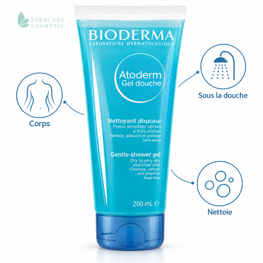 Bioderma Atoderm Gel Douche Nettoyant Douceur – 200 ml
