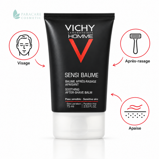Vichy Homme Sensi Baume Apres-rasage Apaisant Peau Sensible – 75 ml